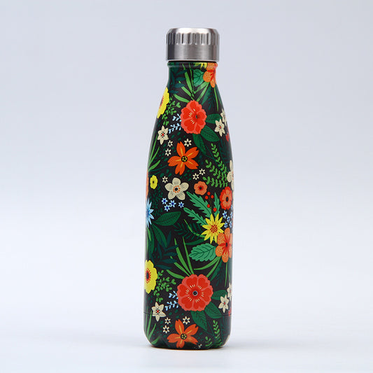 Floral Flask
