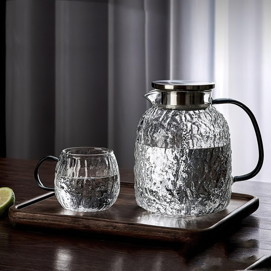 Luxe Heatproof Glass Jug/Cups