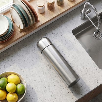Ashen Steel Flask