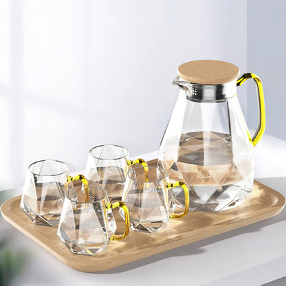 Losange Jug and Cups