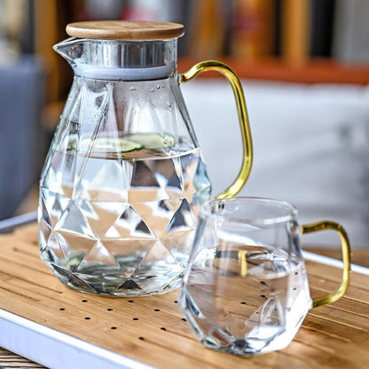 Losange Jug and Cups