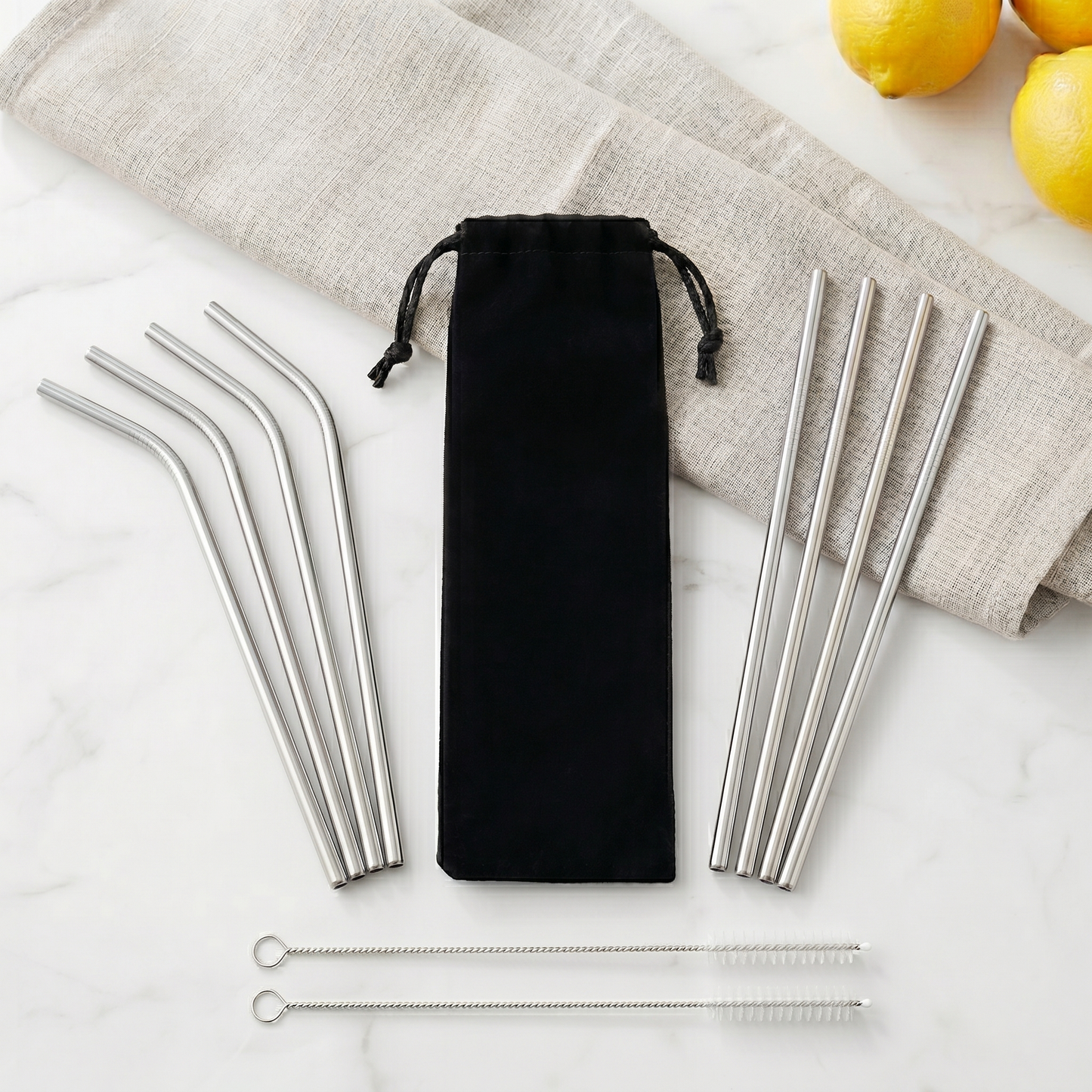 Steel Straw Set